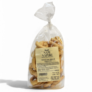Taralli intrecciati al finocchio